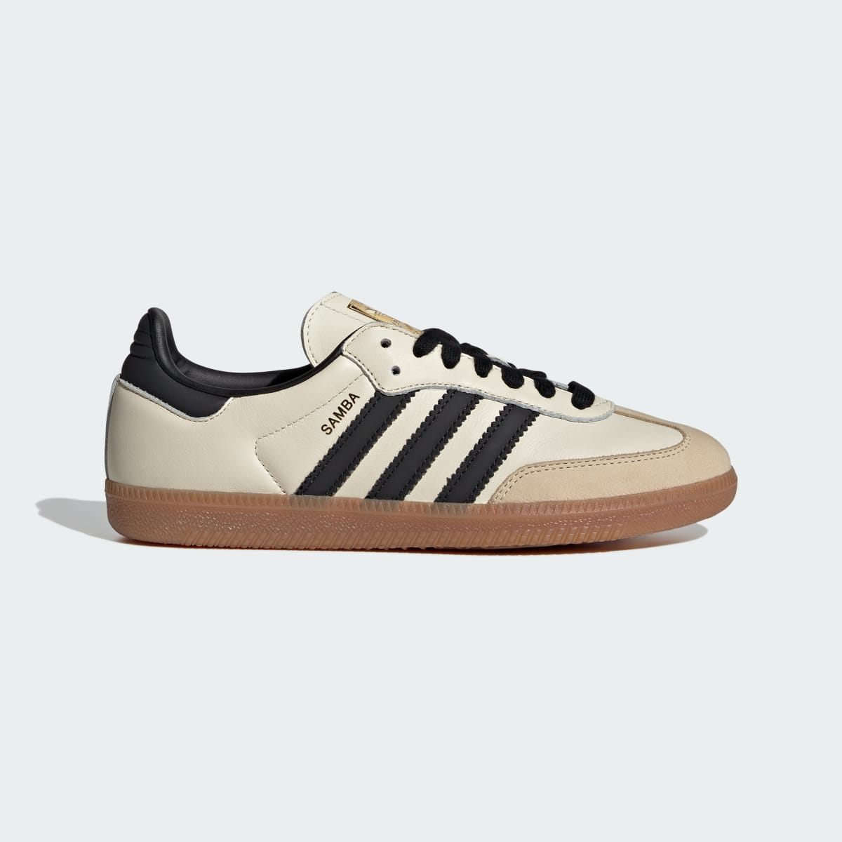 Adidas Women's Samba OG Shoes - Cream White / Core Black / Sand Strata - Image 1