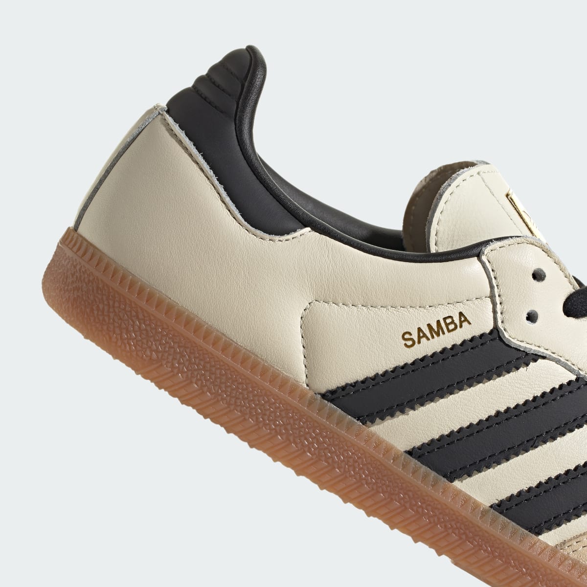 Adidas Women's Samba OG Shoes - Cream White / Core Black / Sand Strata - Image 10