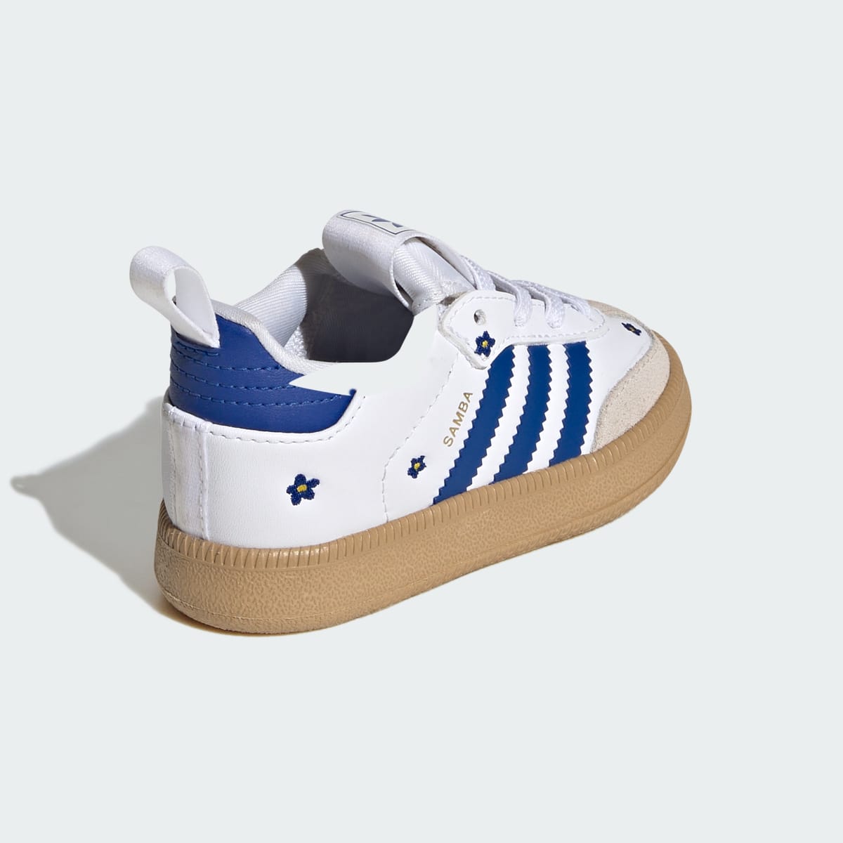 Adidas Kids' Samba Quickon Shoes - Cloud White / Royal Blue / Alumina - Image 5