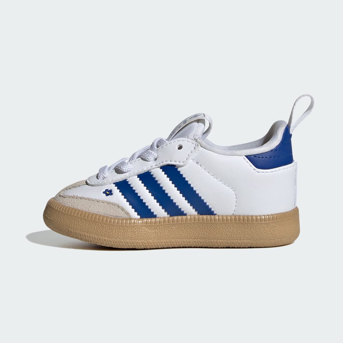 Adidas Kids' Samba Quickon Shoes - Cloud White / Royal Blue / Alumina - Image 6