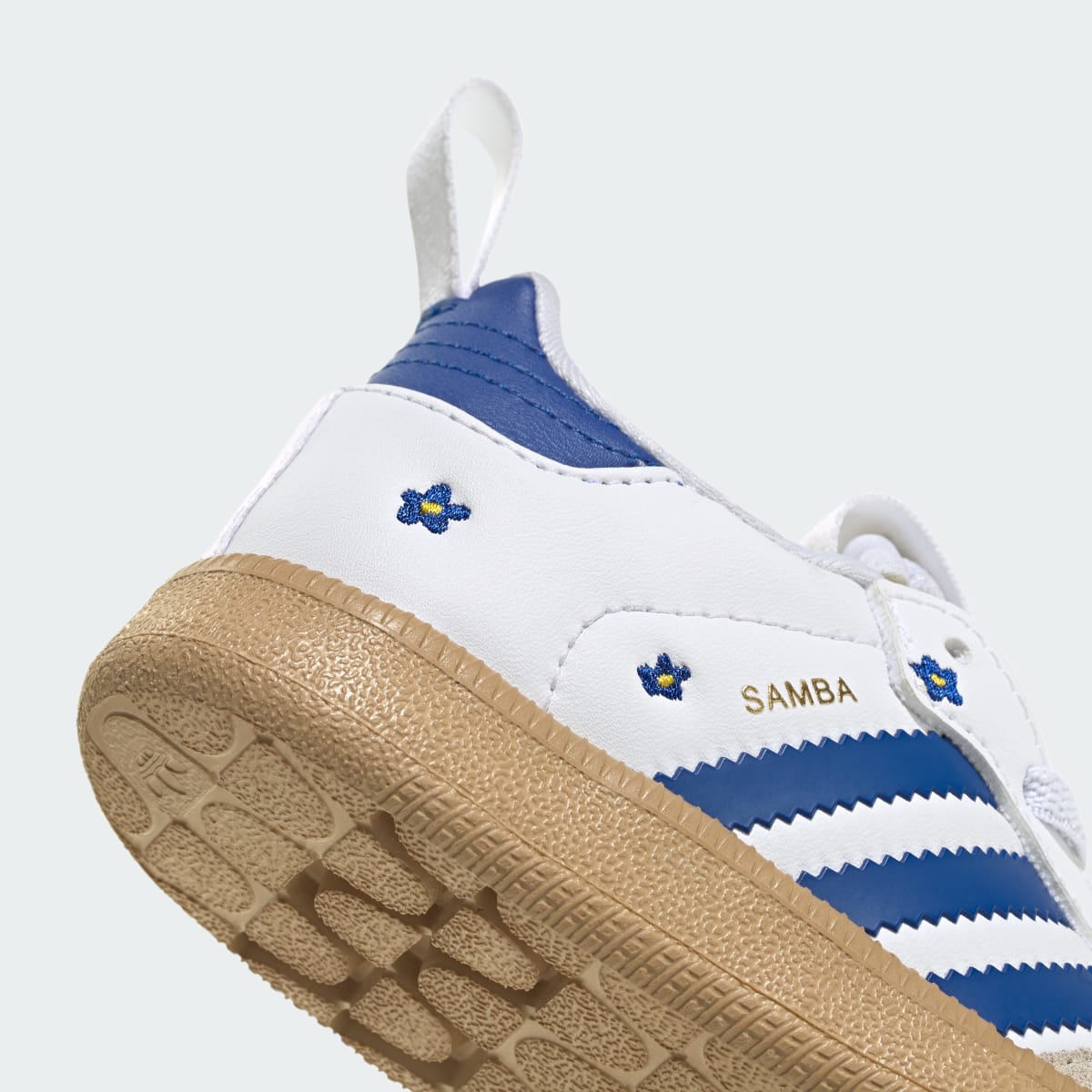 Adidas Kids' Samba Quickon Shoes - Cloud White / Royal Blue / Alumina - Image 7