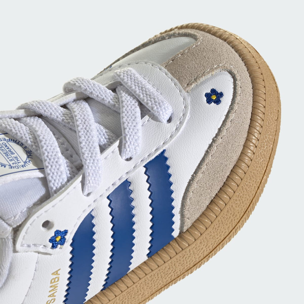 Adidas Kids' Samba Quickon Shoes - Cloud White / Royal Blue / Alumina - Image 8