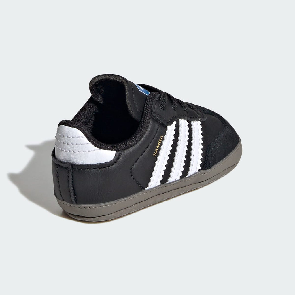 Adidas Kids' Samba Shoes Kids - Core Black / Cloud White / Blue Bird - Image 6