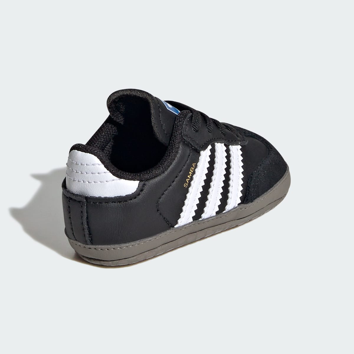 Adidas Kids' Samba Shoes Kids - Core Black / Cloud White / Blue Bird - Image 6