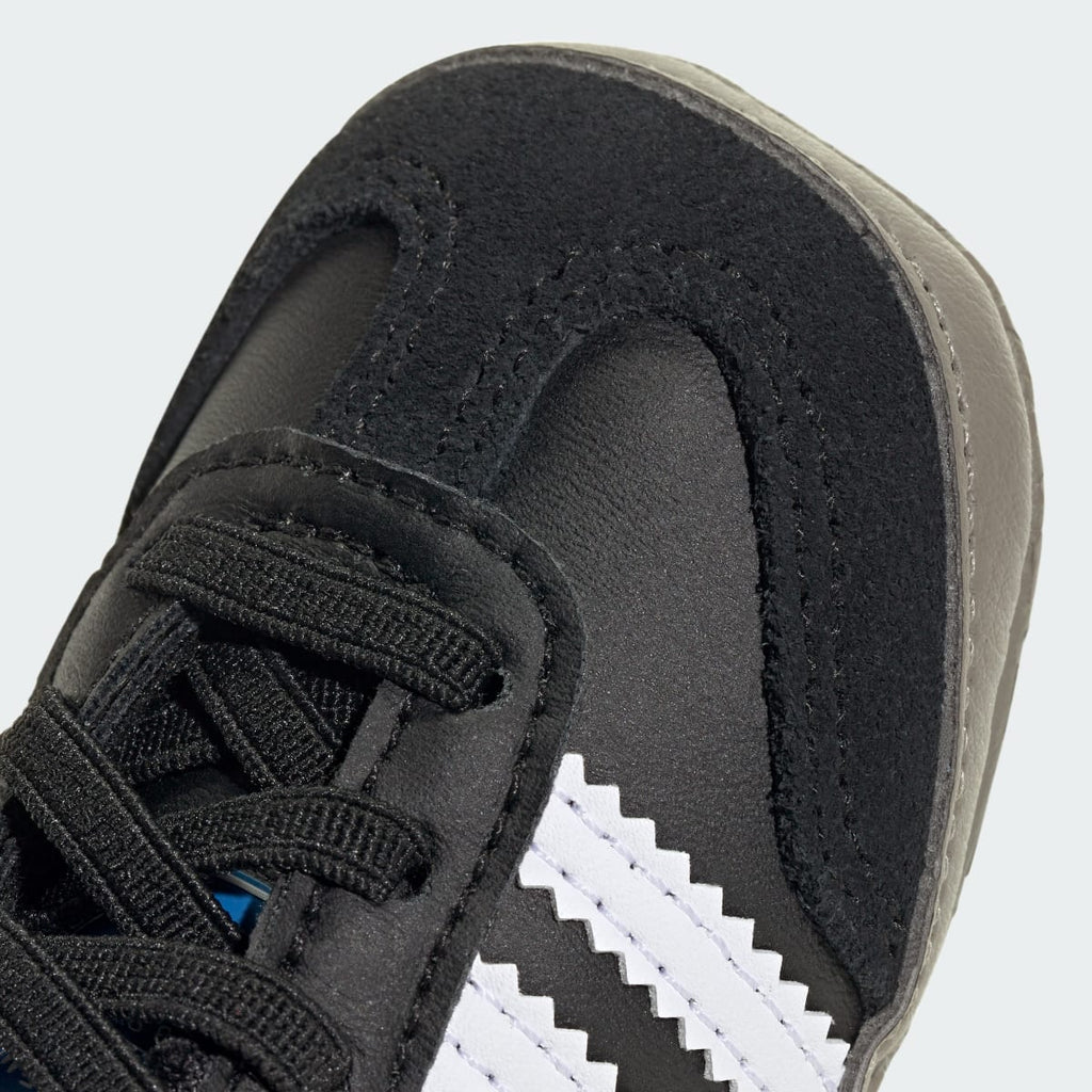 Adidas Kids' Samba Shoes Kids - Core Black / Cloud White / Blue Bird - Image 9