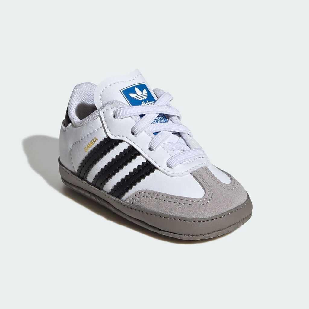 Adidas Kids' Samba Shoes Kids - Cloud White / Core Black / Clear Granite - Image 5