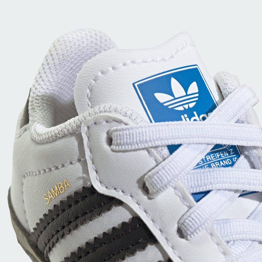 Adidas Kids' Samba Shoes Kids - Cloud White / Core Black / Clear Granite - Image 9