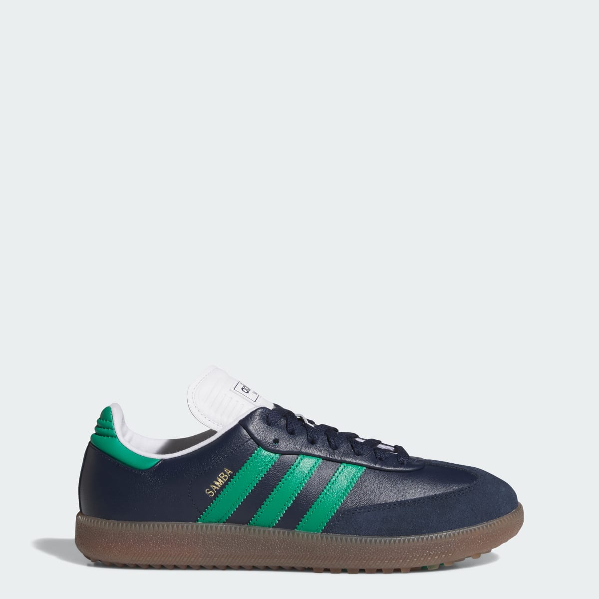 Adidas Men's Samba Spikeless Golf Shoes - Night Indigo / Court Green / Cloud White - Image 1
