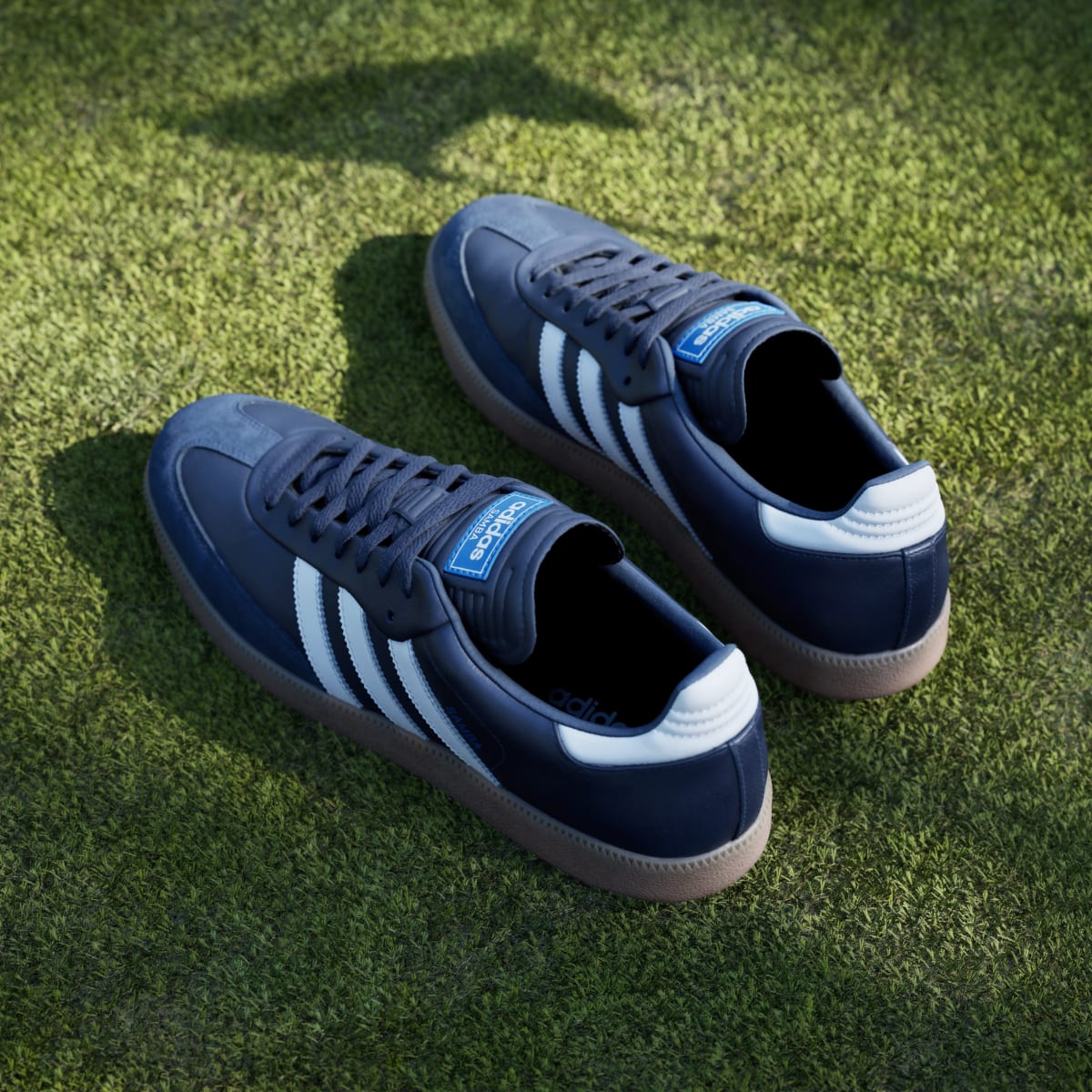 Adidas Men's Samba Spikeless Golf Shoes - Night Indigo / Cloud White / Blue Bird - Image 8