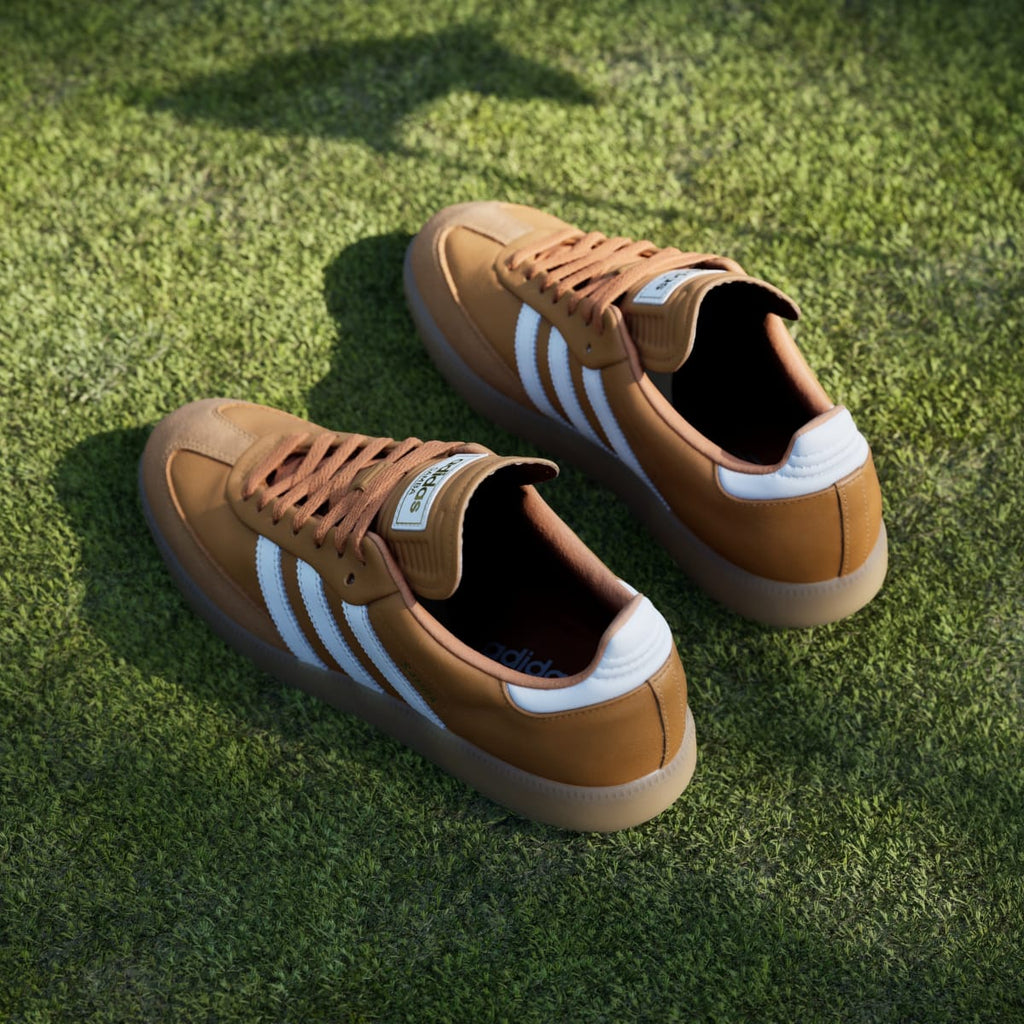 Adidas Men's Samba Spikeless Golf Shoes - Rustic Orange / Cloud White / Gum - Image 8
