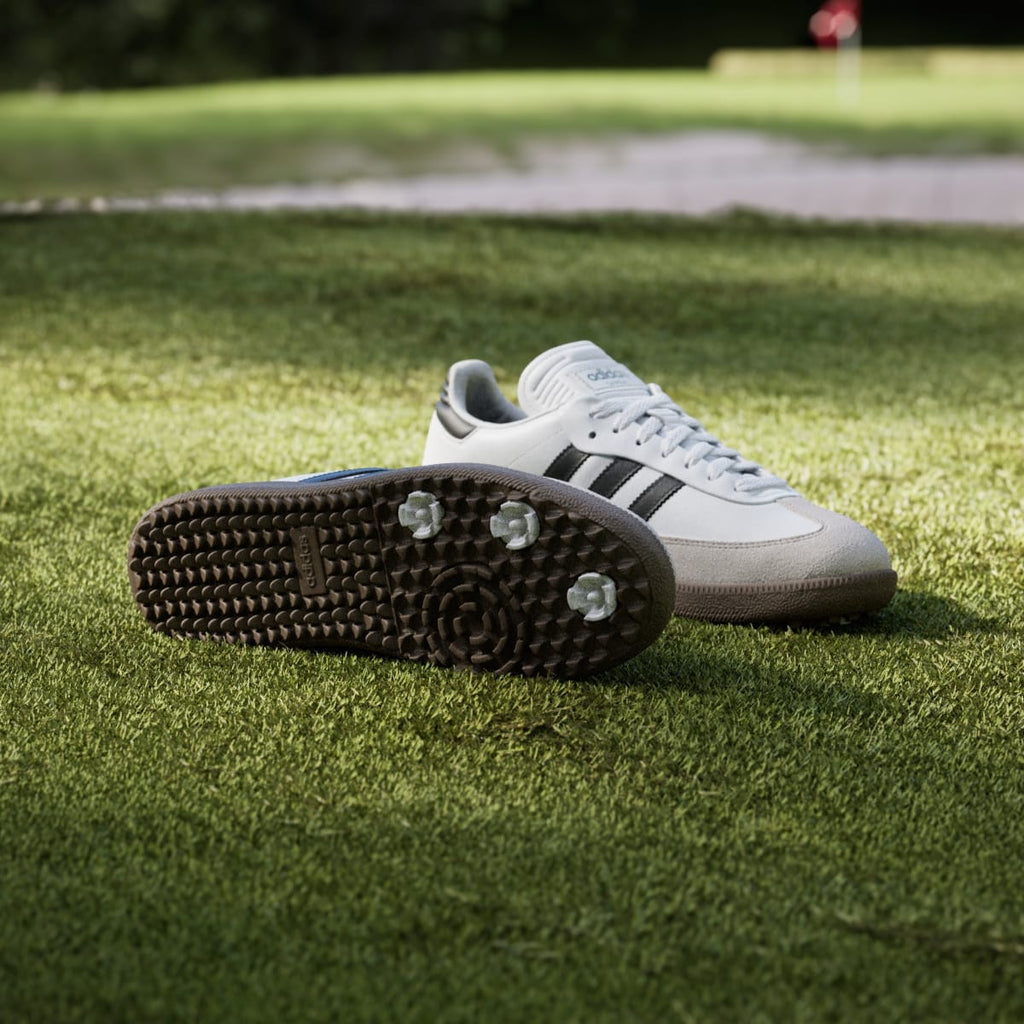 Adidas Women's Samba Spikeless Golf Shoes - Cloud White / Core Black / Gum - Image 4