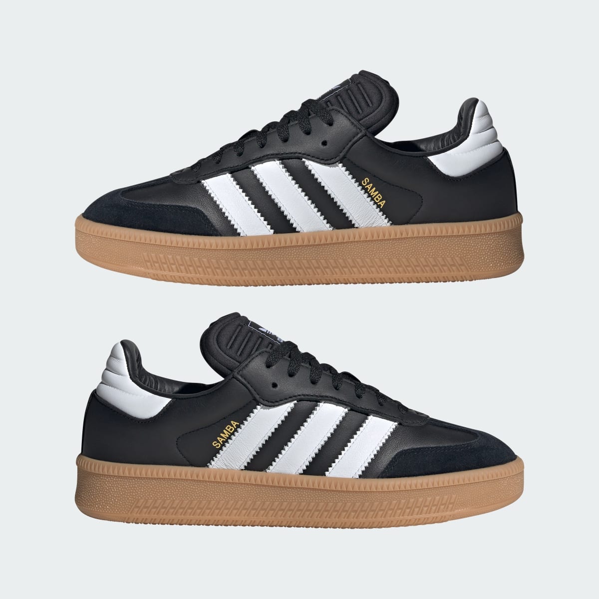 Adidas Women's Samba XLG Shoes - Core Black / Cloud White / Gum - Image 10