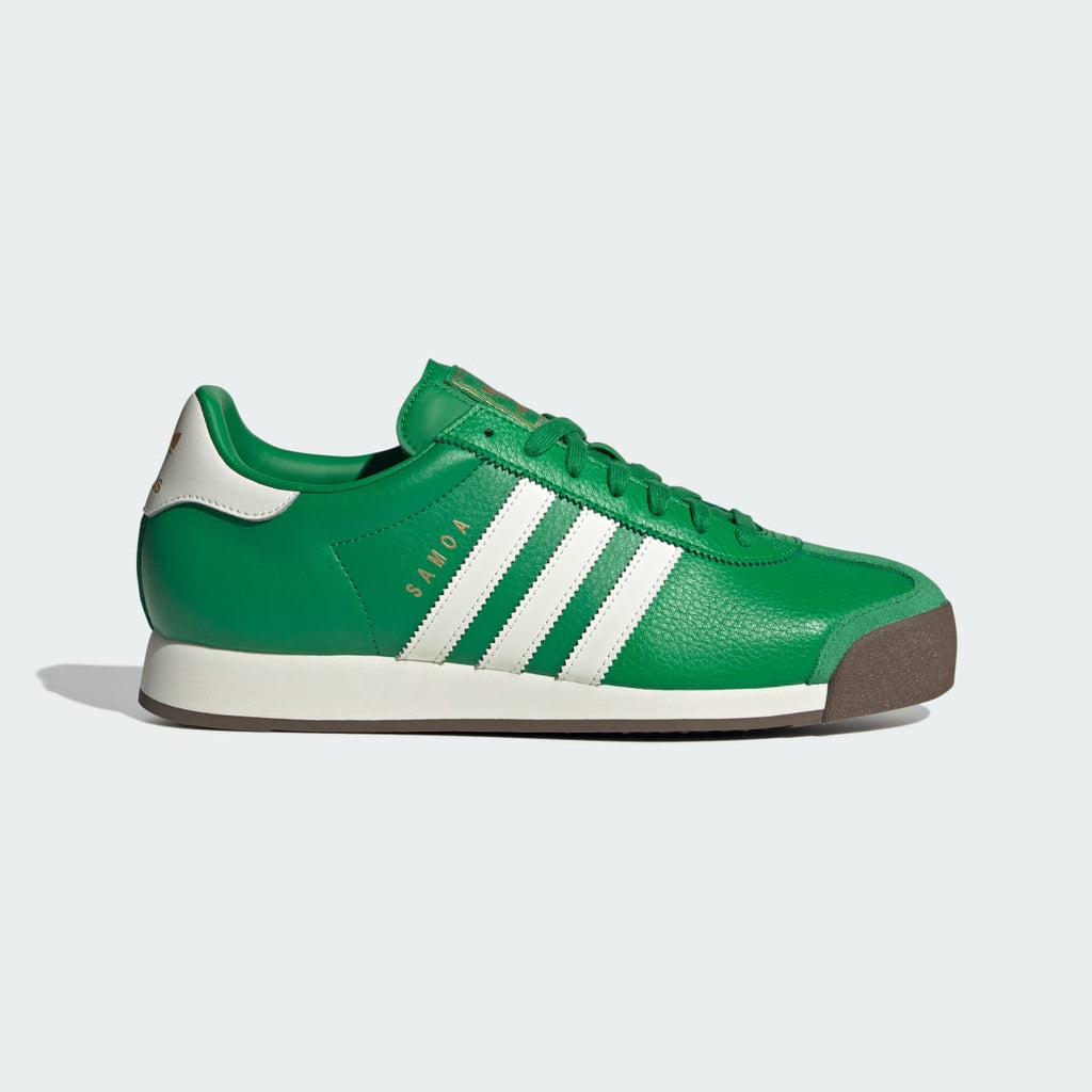 Adidas Men's Samoa Shoes - Green / Off White / Gum - Image 1