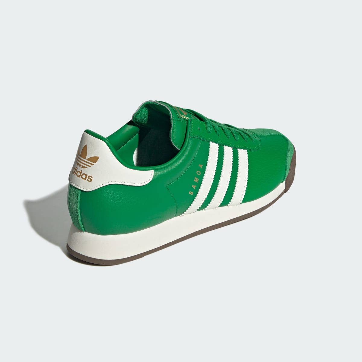 Adidas Men's Samoa Shoes - Green / Off White / Gum - Image 5