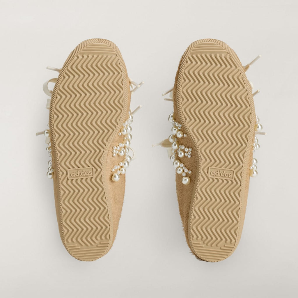 Adidas Women's Simone Rocha Japan Slip-on Shoes - Magic Beige / Chalk White / Better Scarlet - Image 3
