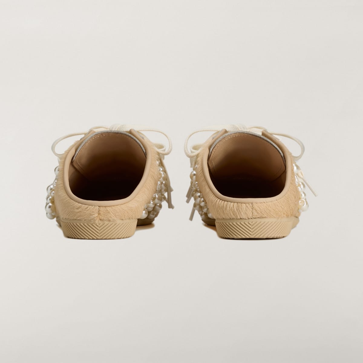 Adidas Women's Simone Rocha Japan Slip-on Shoes - Magic Beige / Chalk White / Better Scarlet - Image 5