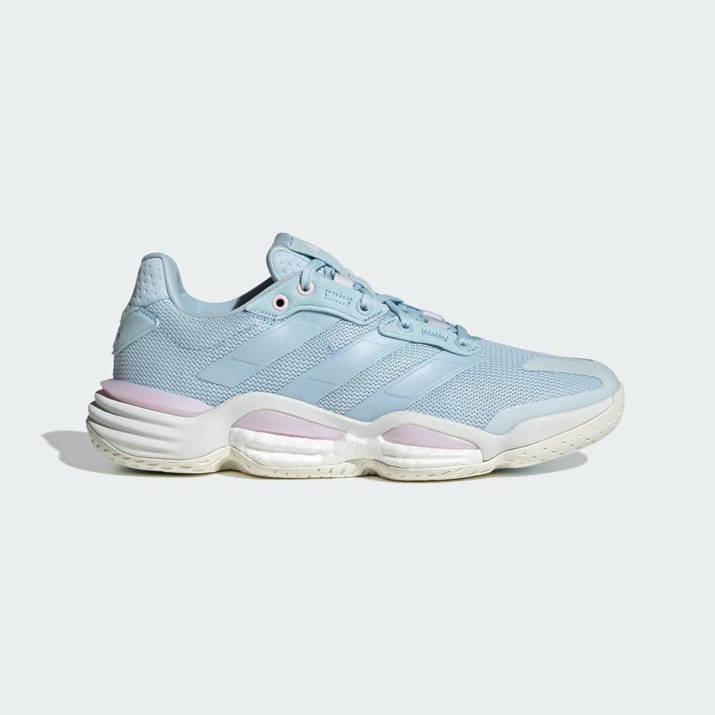 Adidas Women's Stabil 16 Indoor Shoes - Ice Blue / Crystal Sky / Off White - Image 1