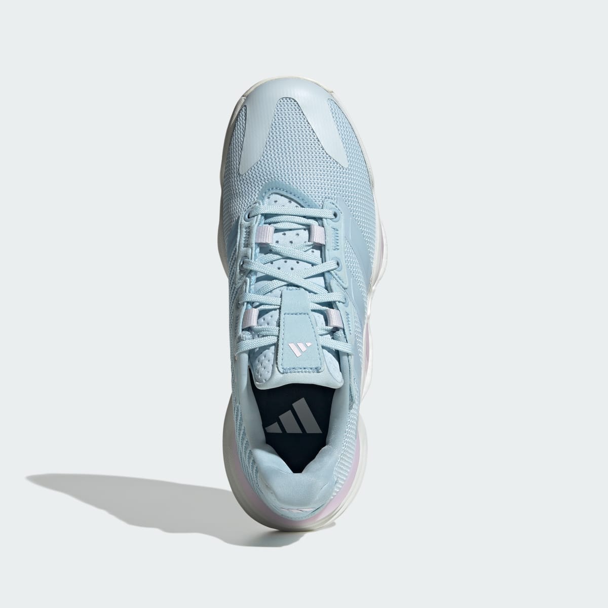 Adidas Women's Stabil 16 Indoor Shoes - Ice Blue / Crystal Sky / Off White - Image 2