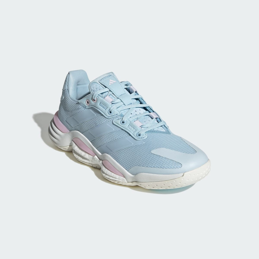 Adidas Women's Stabil 16 Indoor Shoes - Ice Blue / Crystal Sky / Off White - Image 4