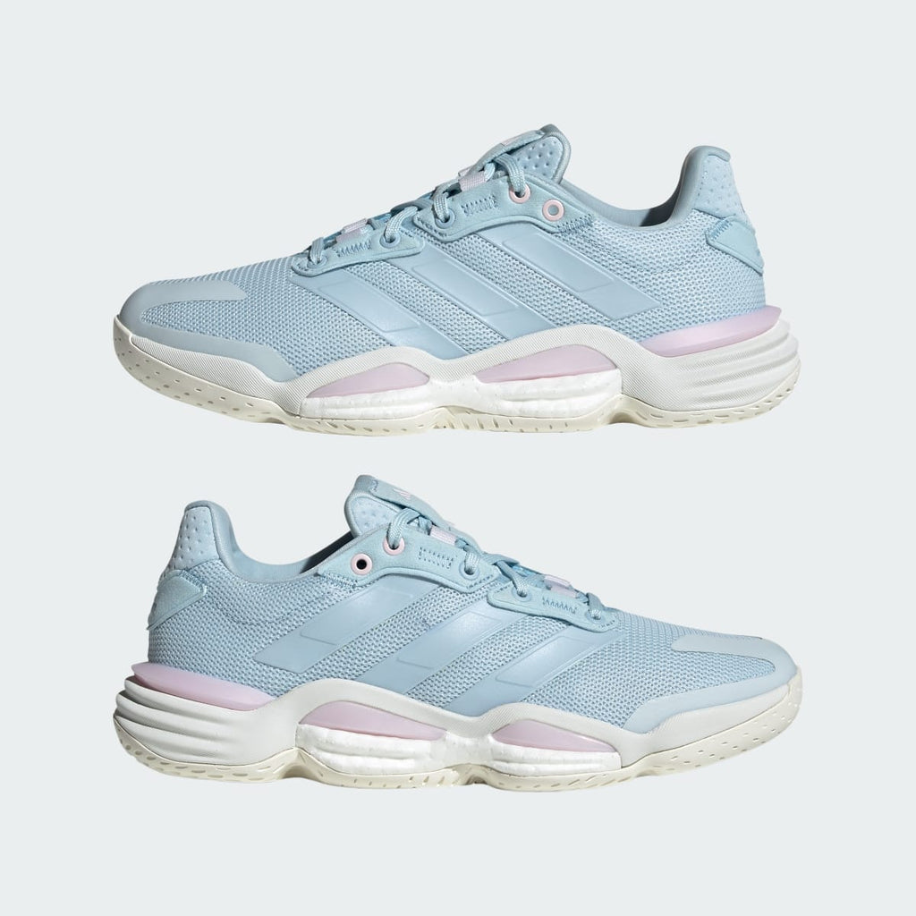Adidas Women's Stabil 16 Indoor Shoes - Ice Blue / Crystal Sky / Off White - Image 7