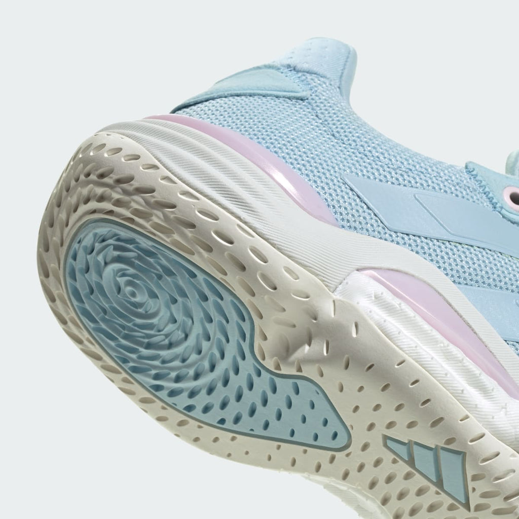 Adidas Women's Stabil 16 Indoor Shoes - Ice Blue / Crystal Sky / Off White - Image 8