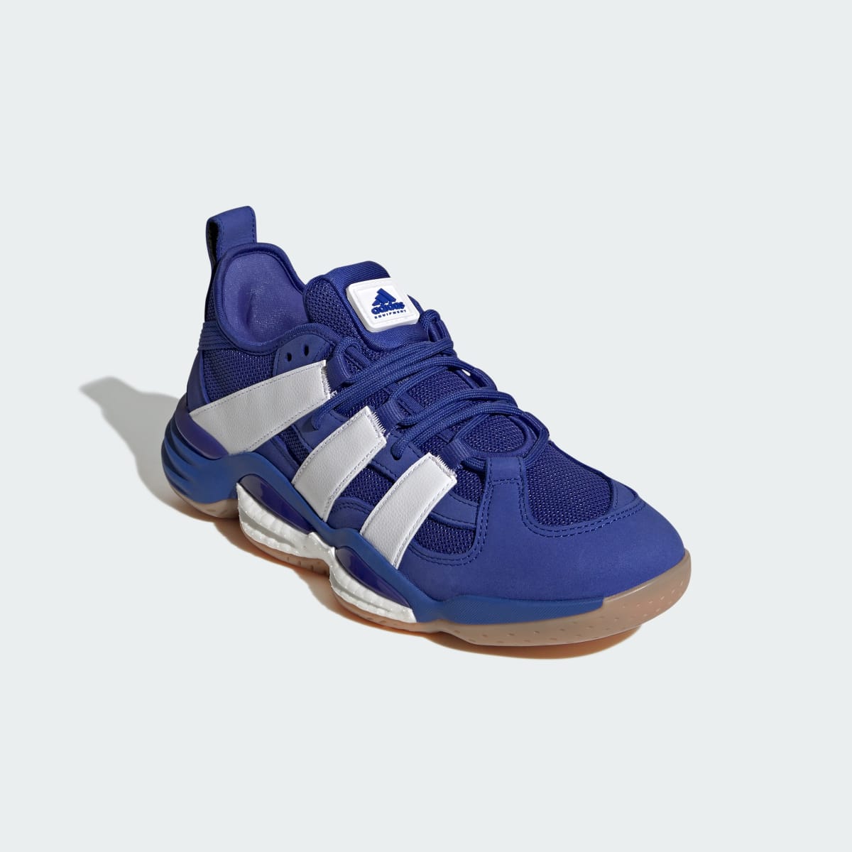 Adidas Men's Stabil Shoes - Semi Lucid Blue / Cloud White / Gum - Image 4