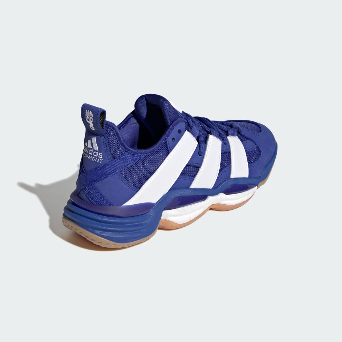 Adidas Men's Stabil Shoes - Semi Lucid Blue / Cloud White / Gum - Image 5