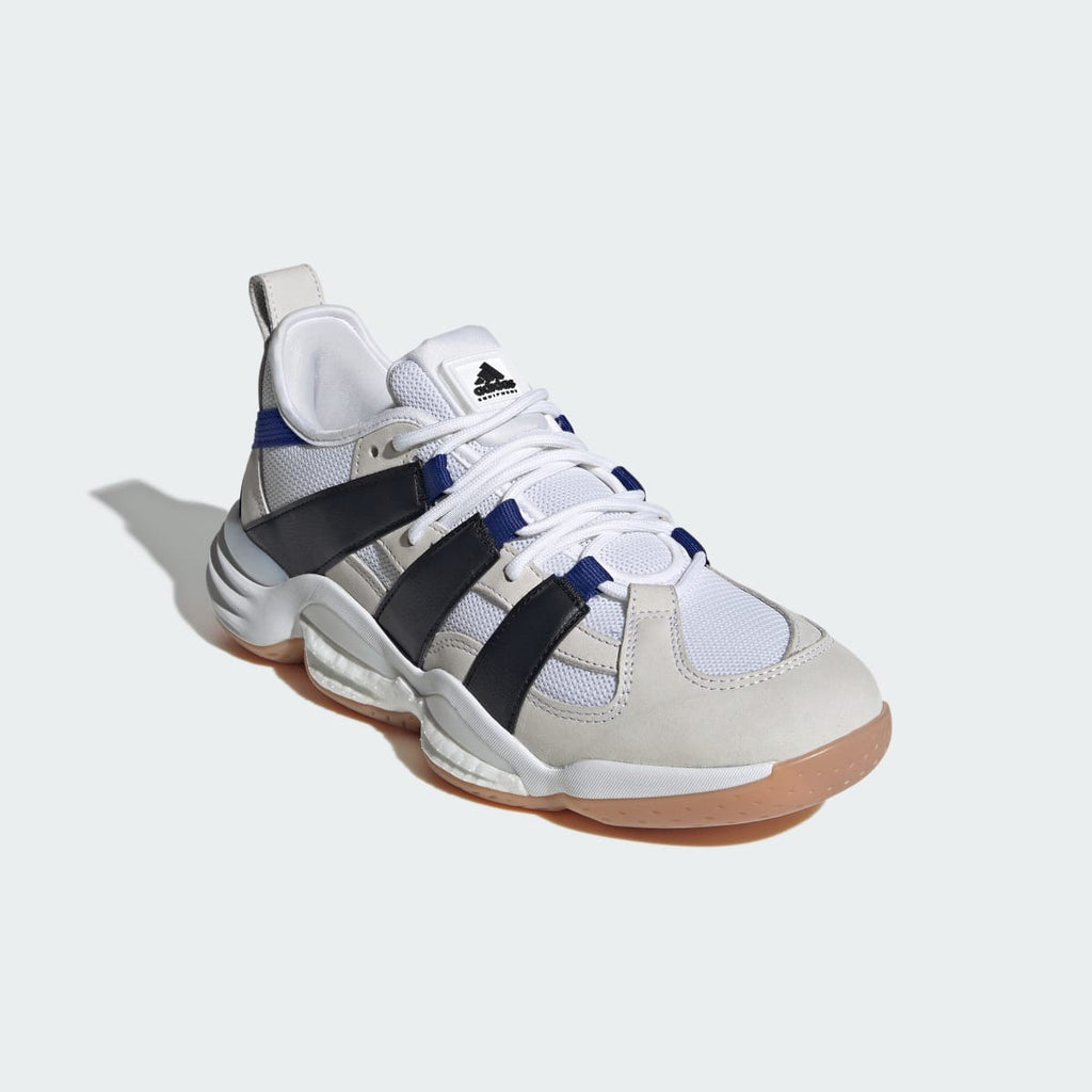 Adidas Men's Stabil Shoes - Cloud White / Core Black / Semi Lucid Blue - Image 4