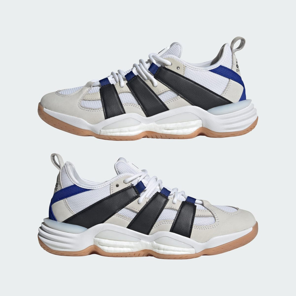 Adidas Men's Stabil Shoes - Cloud White / Core Black / Semi Lucid Blue - Image 7