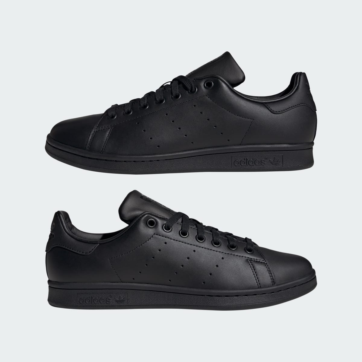 Adidas Men's Stan Smith Shoes - Core Black / Core Black / Core Black - Image 8