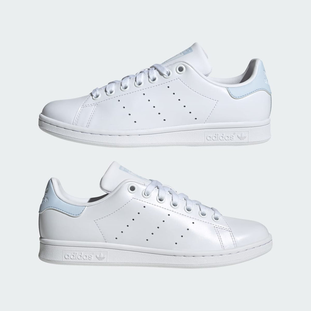 Adidas Women's Stan Smith Shoes - Cloud White / Cloud White / Crystal Sky - Image 7