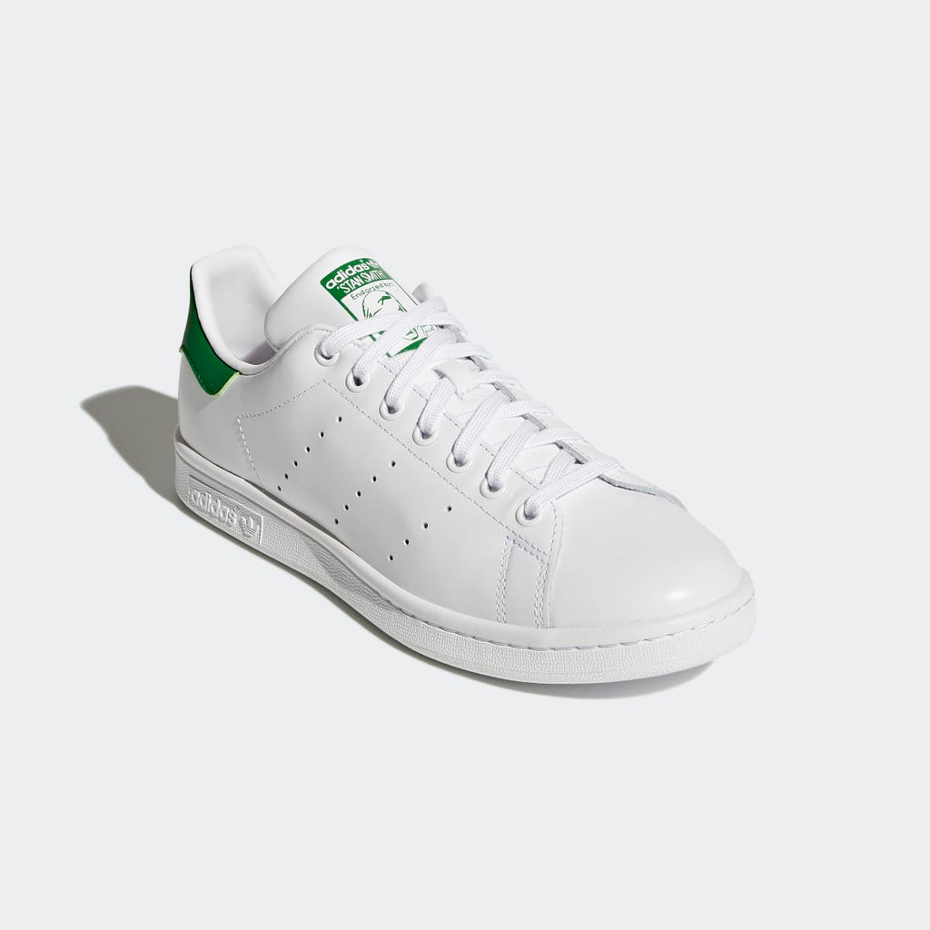 Adidas Men's Stan Smith Shoes - Cloud White / Core White / Green - Image 5