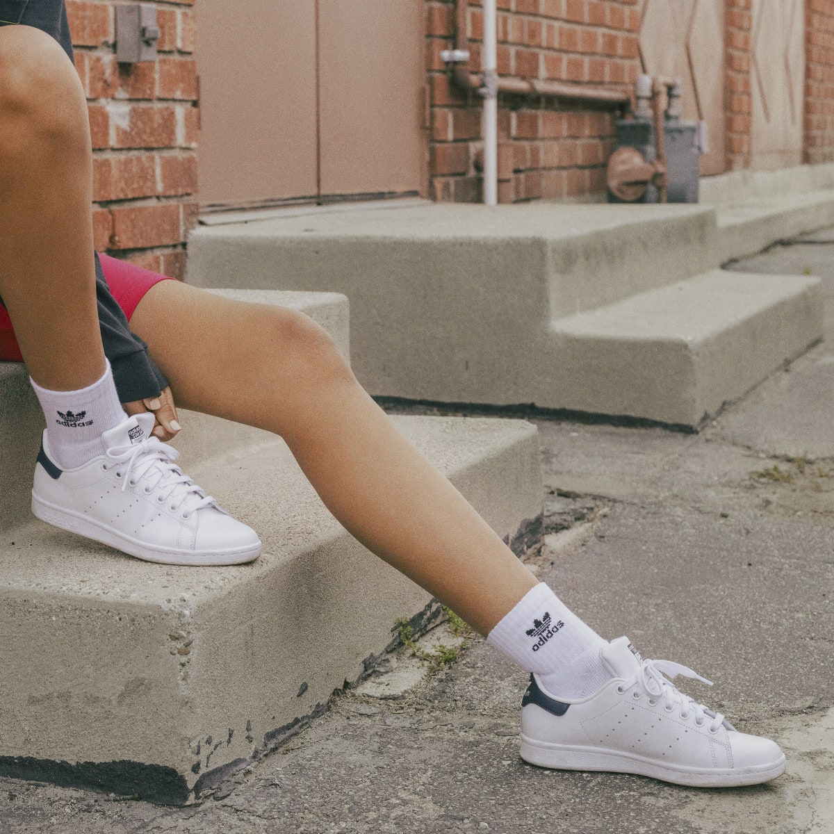 Adidas Men's Stan Smith Shoes - Cloud White / Core White / Green - Image 14