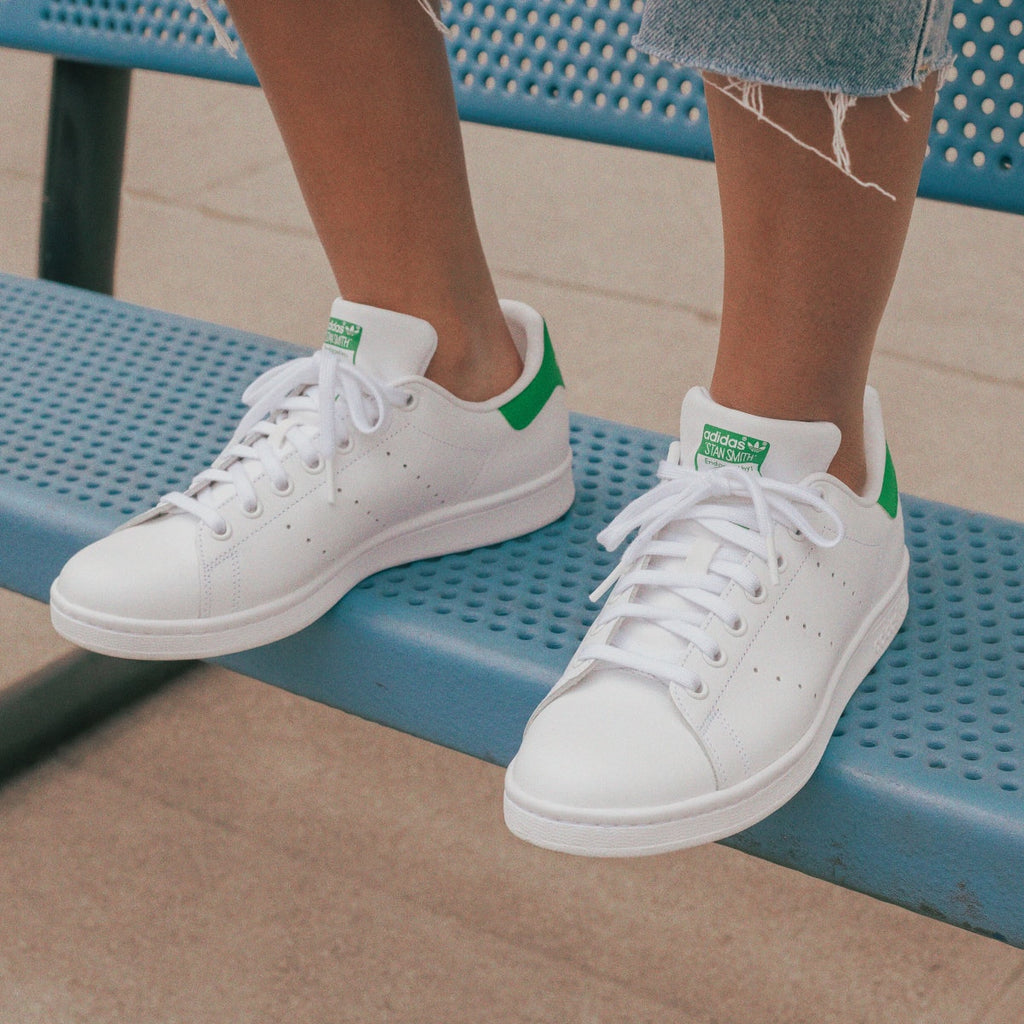 Adidas Women's Stan Smith Shoes - Cloud White / Core White / Green - Image 13