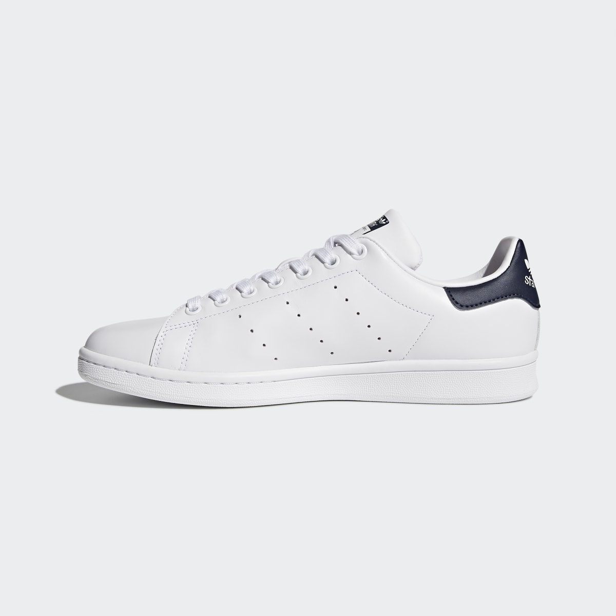 Adidas Men's Stan Smith Shoes - Core White / Core White / Dark Blue - Image 5