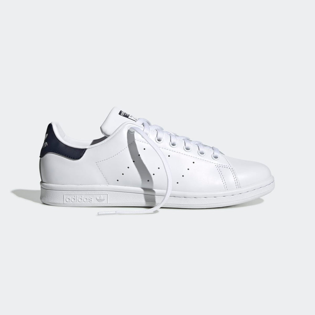 Adidas Men's Stan Smith Shoes - Core White / Core White / Dark Blue - Image 6