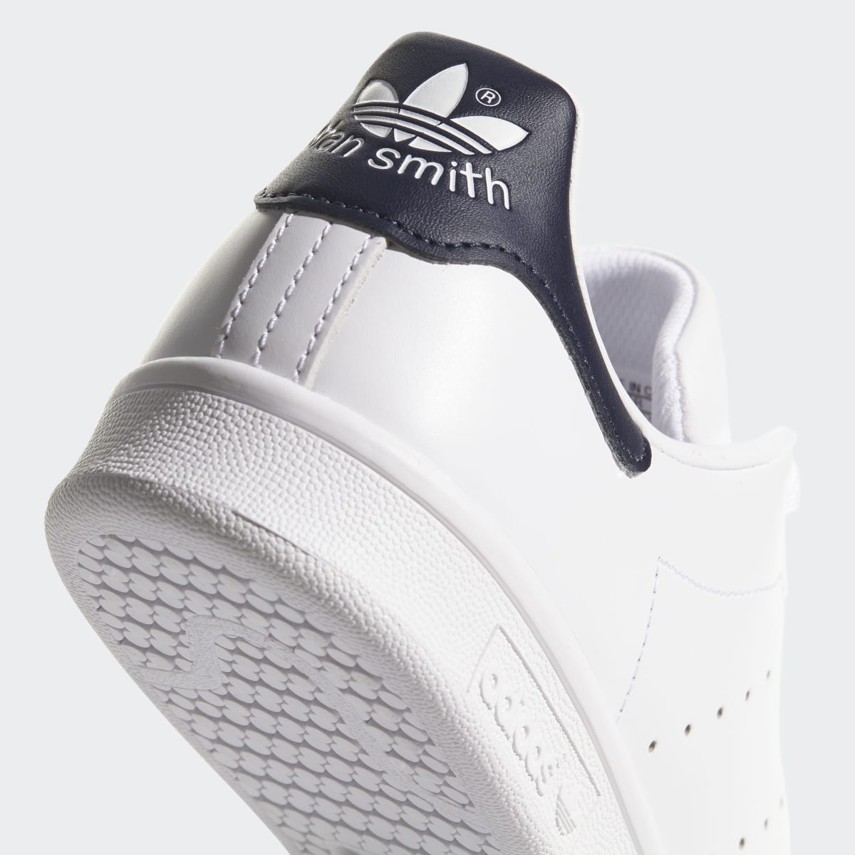 Adidas Men's Stan Smith Shoes - Core White / Core White / Dark Blue - Image 8