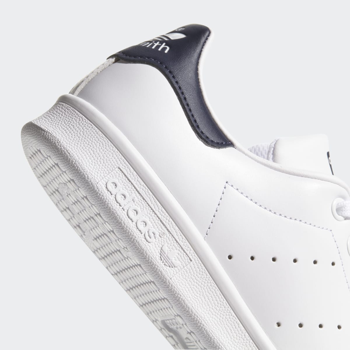 Adidas Men's Stan Smith Shoes - Core White / Core White / Dark Blue - Image 9