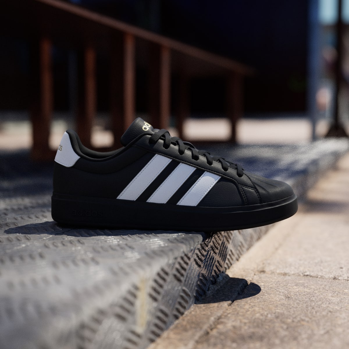 Adidas Men's Streettalk - Core Black / Cloud White / Matte Gold - Image 3