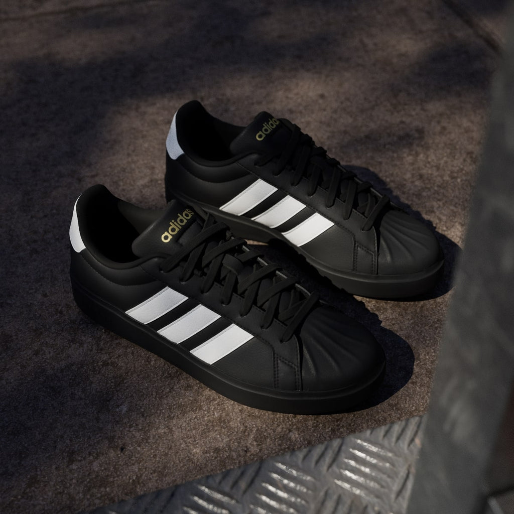 Adidas Men's Streettalk - Core Black / Cloud White / Matte Gold - Image 5
