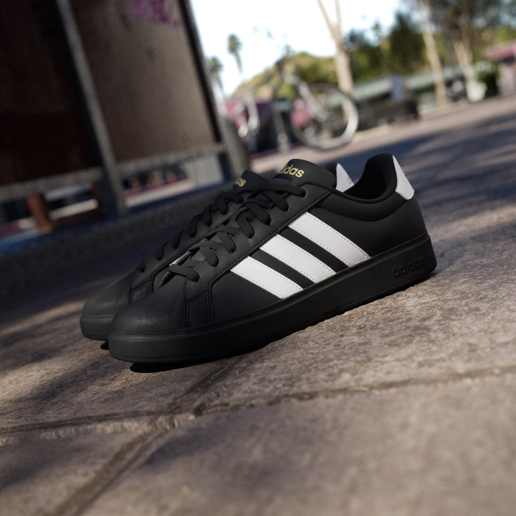 Adidas Men's Streettalk - Core Black / Cloud White / Matte Gold - Image 8