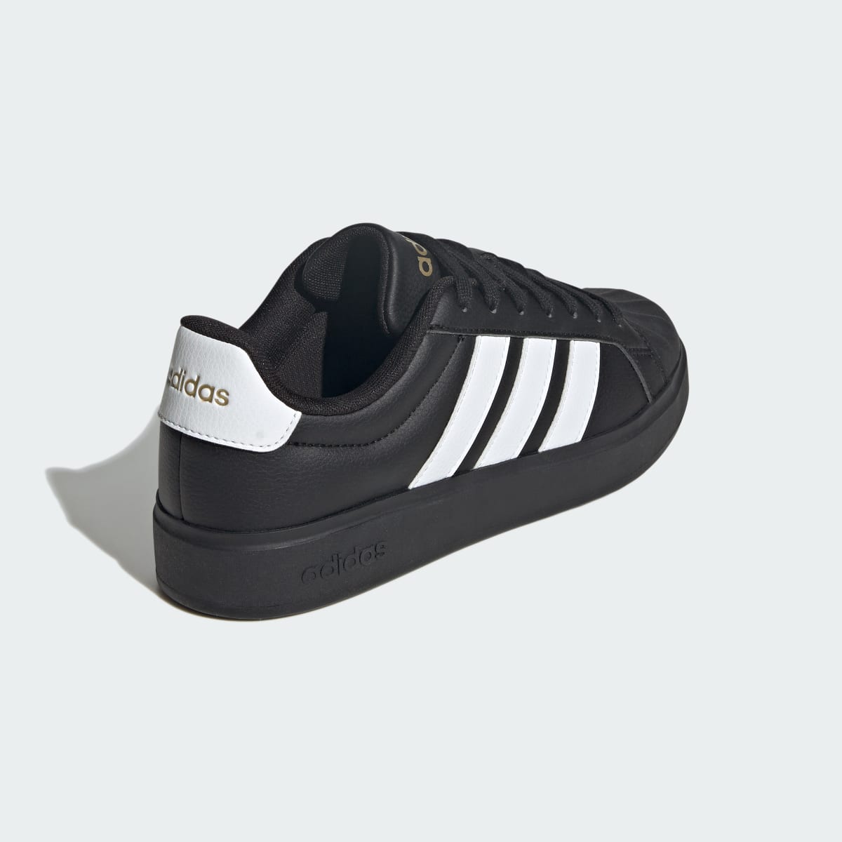Adidas Women's Streettalk - Core Black / Cloud White / Gold Metallic - Image 6