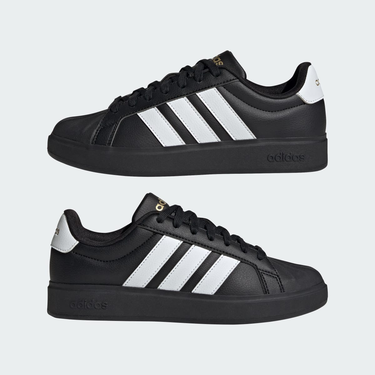 Adidas Women's Streettalk - Core Black / Cloud White / Gold Metallic - Image 8