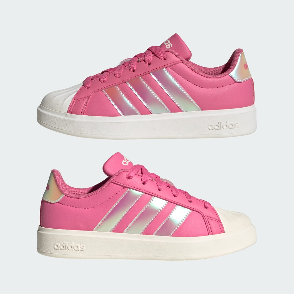 Adidas Kids' Streettalk Shoes Kids - Pink Fusion / Cloud White / Wonder Quartz - Image 7