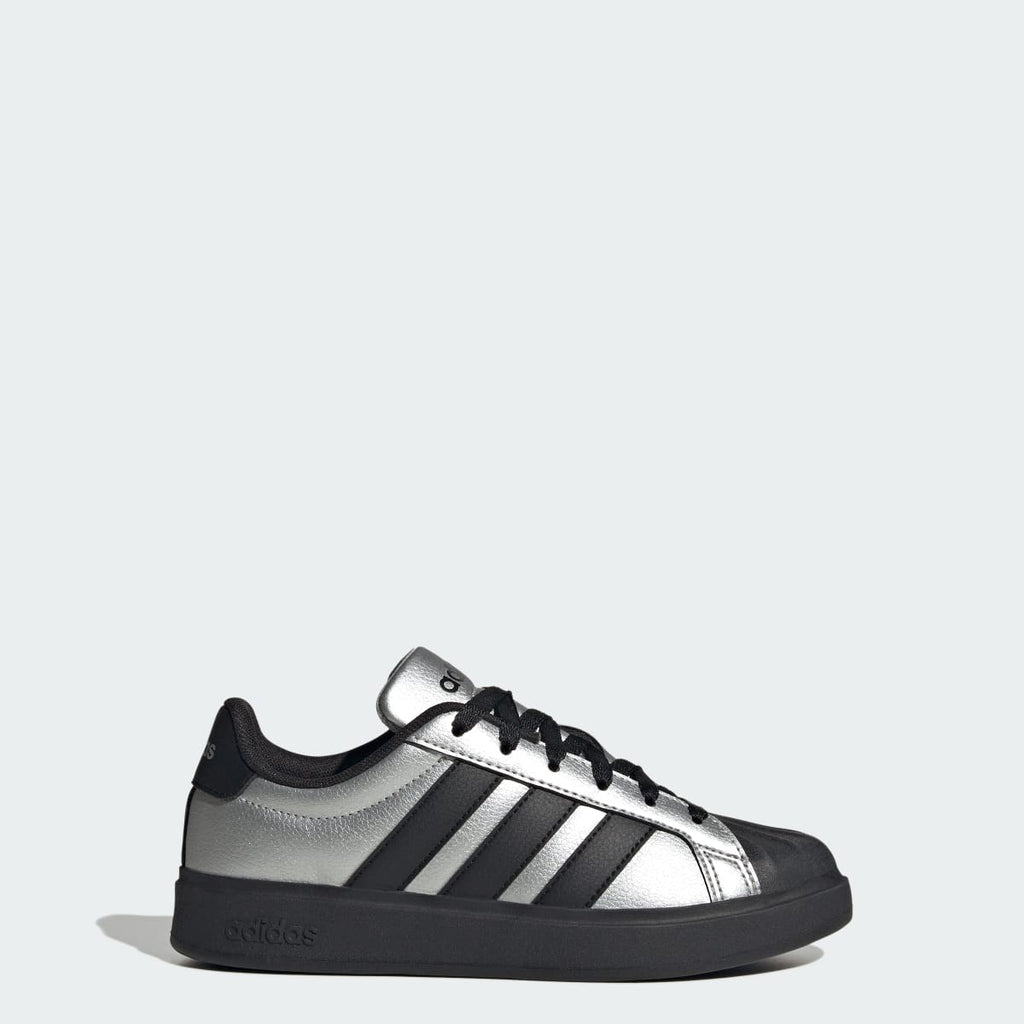 Adidas Kids' Streettalk - Silver Metallic / Core Black / Silver Metallic - Image 1