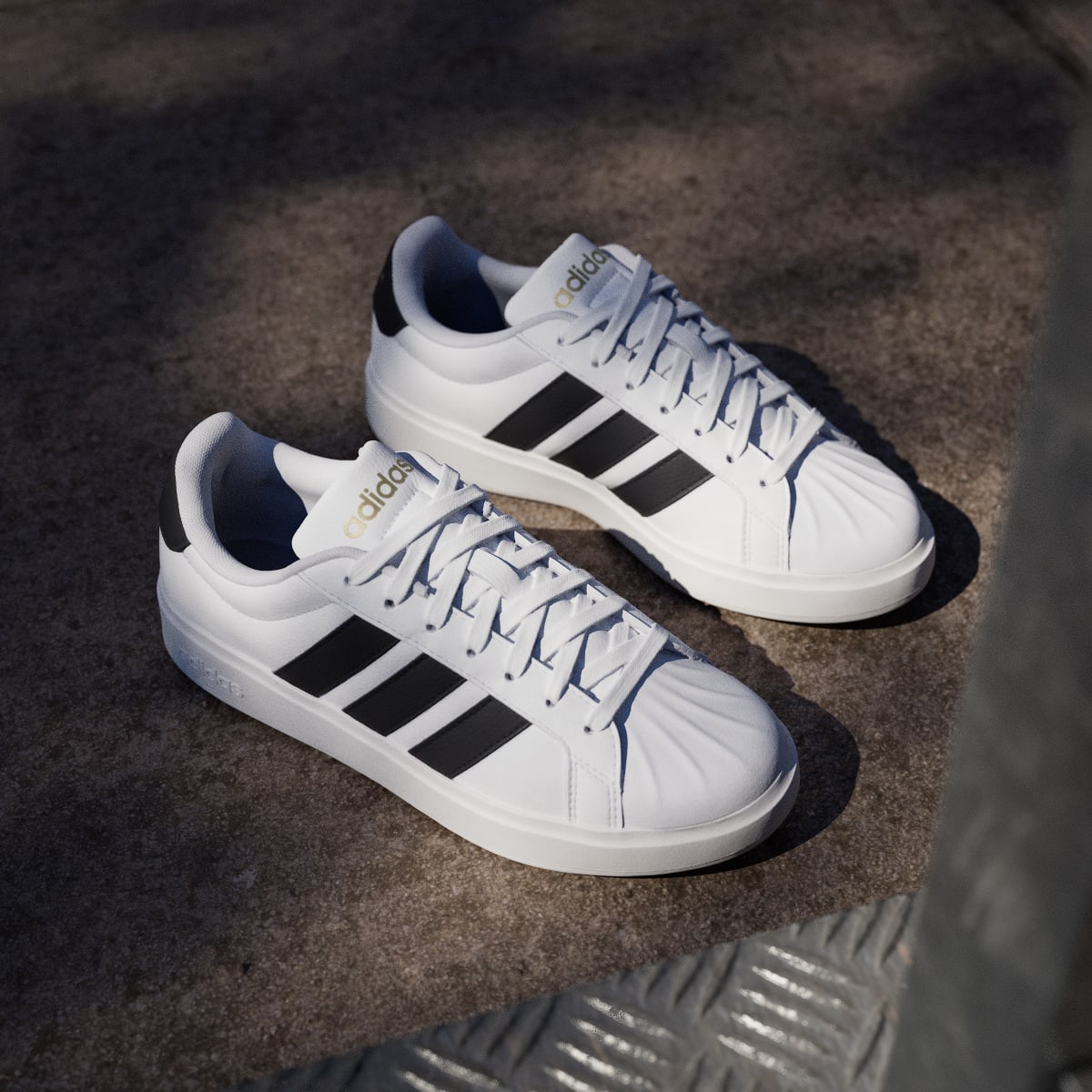 Adidas Women's Streettalk - Cloud White / Core Black / Gold Metallic - Image 5