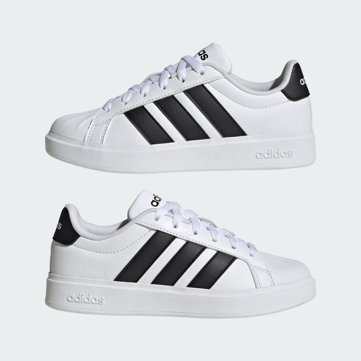 Adidas Kids' Streettalk - Cloud White / Core Black / Core Black - Image 8