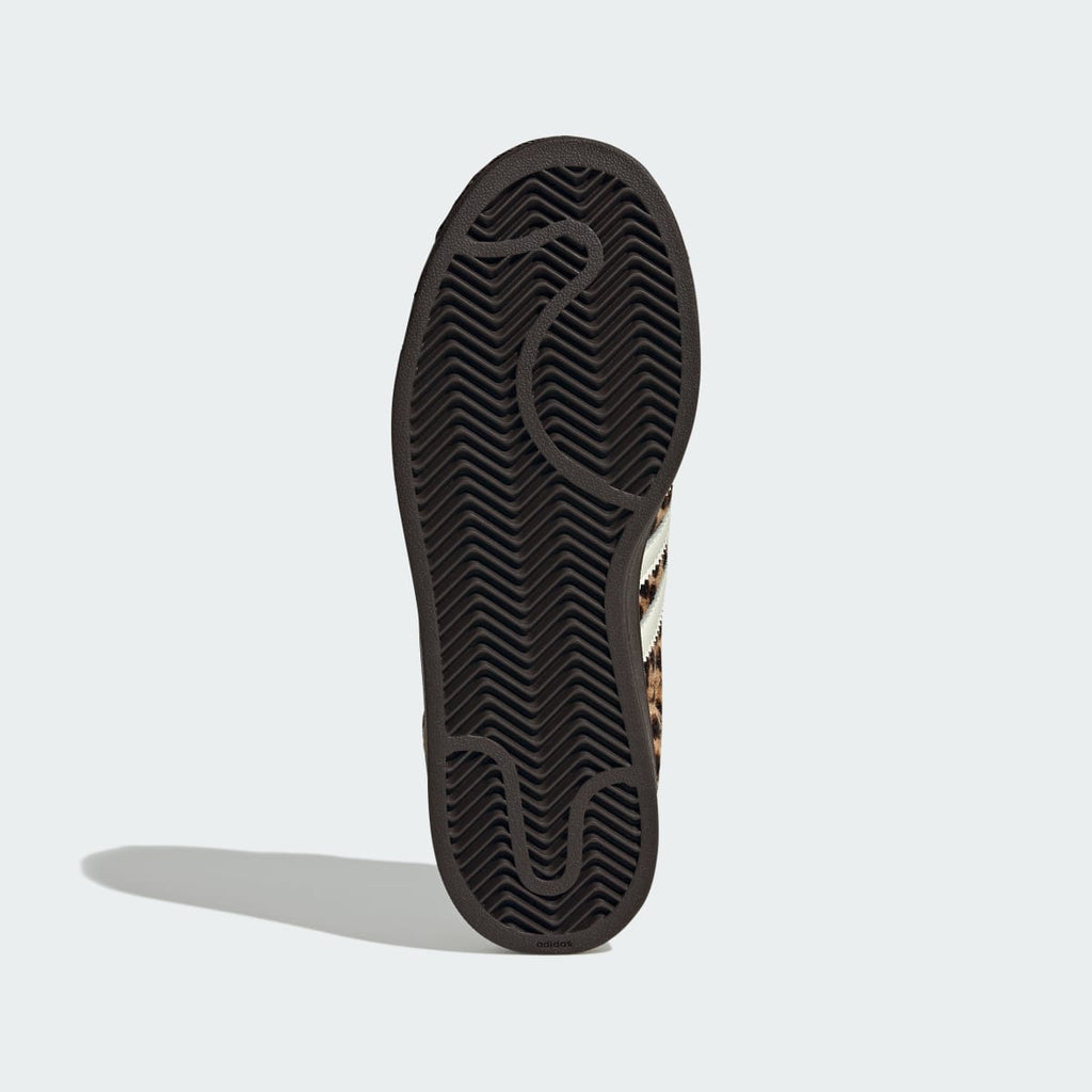 Adidas Women's Superstar II Shoes - Dark Brown / Ivory / Gold Metallic - Image 3