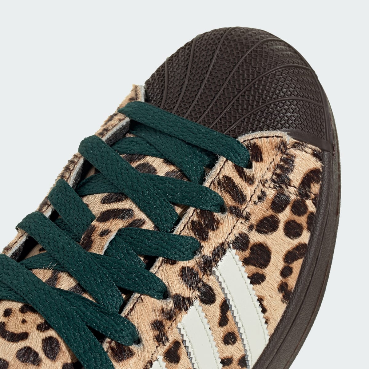 Adidas Women's Superstar II Shoes - Dark Brown / Ivory / Gold Metallic - Image 10
