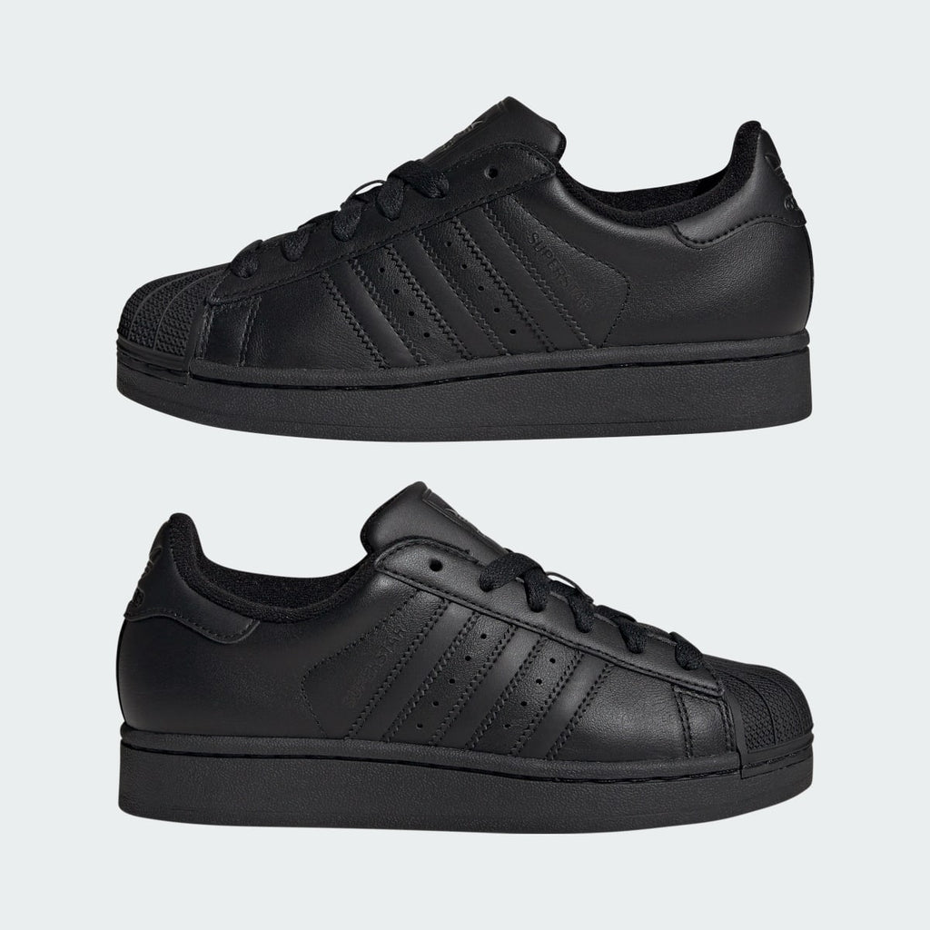 Adidas Kids' Superstar II Shoes Kids - Core Black / Core Black / Core Black - Image 8
